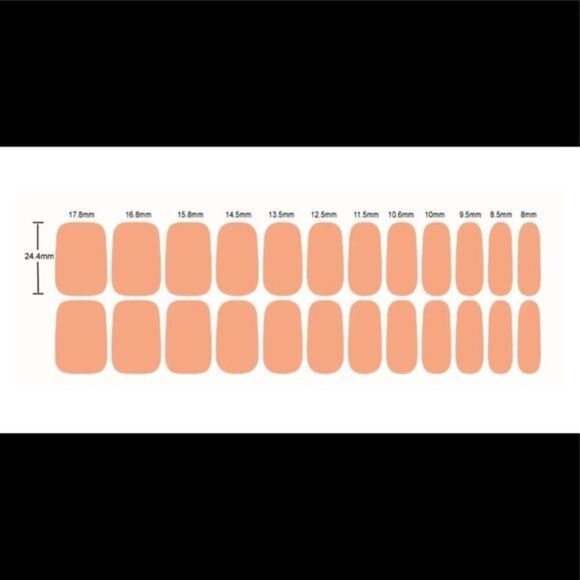 Colour Flash, “Fuchsia Ombré“ glitter fuchsia to black ombré design. - Picture 8 of 10